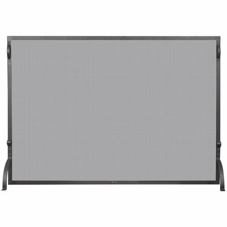 BLUEPRINTS SINGLE PANEL BLACK WROUGHT IRON SPARKGUARD - LARGE BL2674789